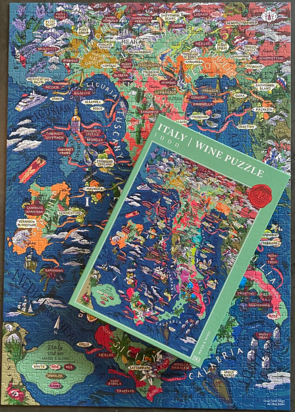 Italy Wine🆕🚪 - Water & Wines puzzle collectible [Barcode 7350121880016] - Main Image 2