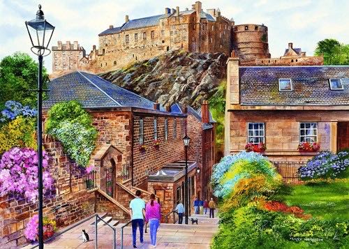 Edinburgh - The Vennel - Gibsons puzzle collectible [Barcode 5012269062267] - Main Image 2