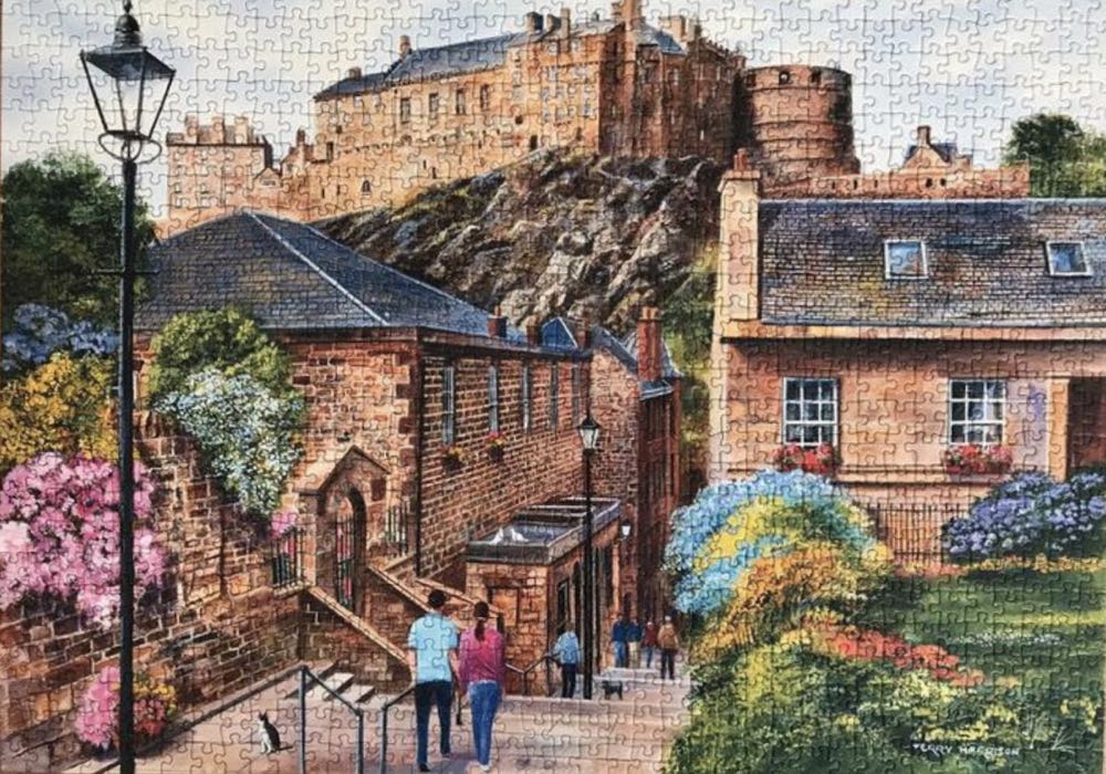 Edinburgh - The Vennel - Gibsons puzzle collectible [Barcode 5012269062267] - Main Image 3