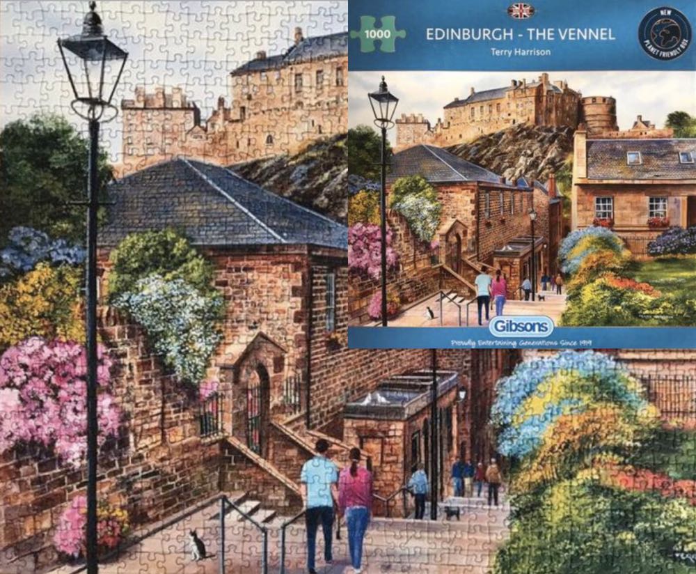 Edinburgh - The Vennel - Gibsons puzzle collectible [Barcode 5012269062267] - Main Image 4
