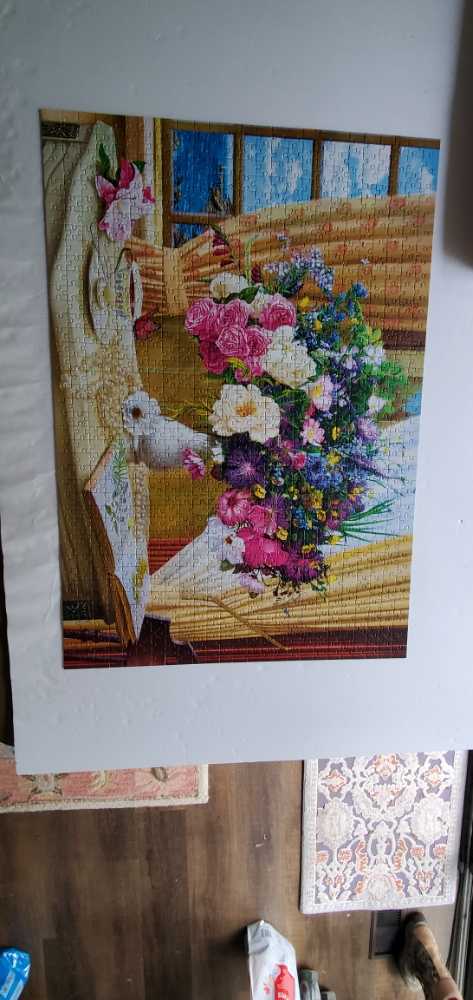 Flowers In The Morning - Trefl puzzle collectible [Barcode 5900511105261] - Main Image 3