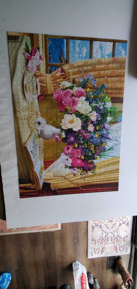 Flowers In The Morning - Trefl puzzle collectible [Barcode 5900511105261] - Main Image 4