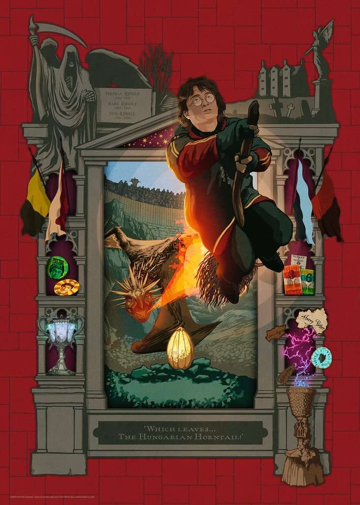 Harry Potter (4) And The Goblet Of Fire - Ravensburger puzzle collectible [Barcode 4005556165186] - Main Image 2