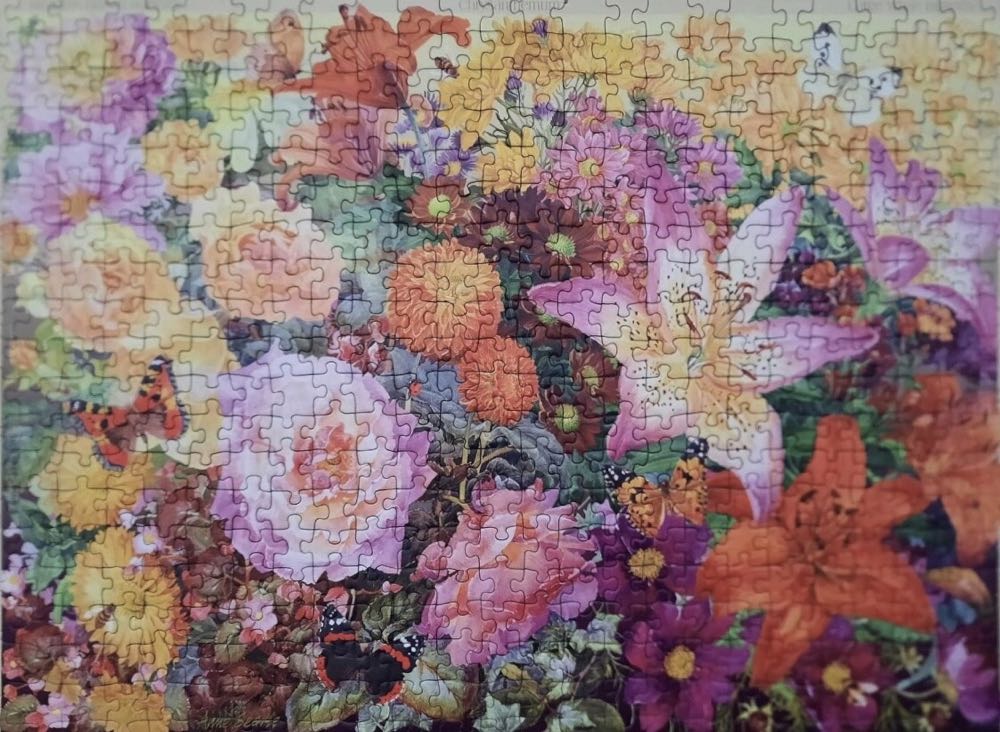 The Cottage Garden 3 Autumn - Ravensburger puzzle collectible [Barcode 4005556146925] - Main Image 3