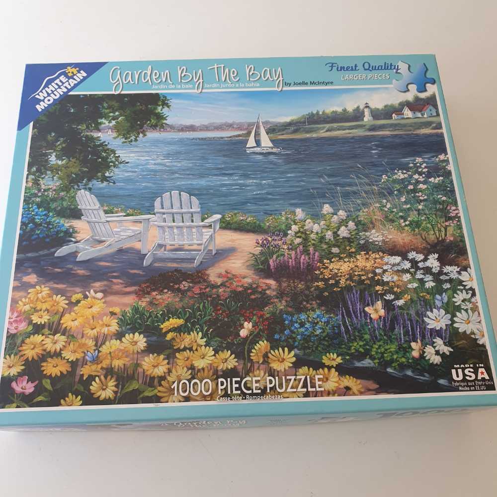 Garden By The Bay - White Mountain puzzle collectible [Barcode 724819257812] - Main Image 2