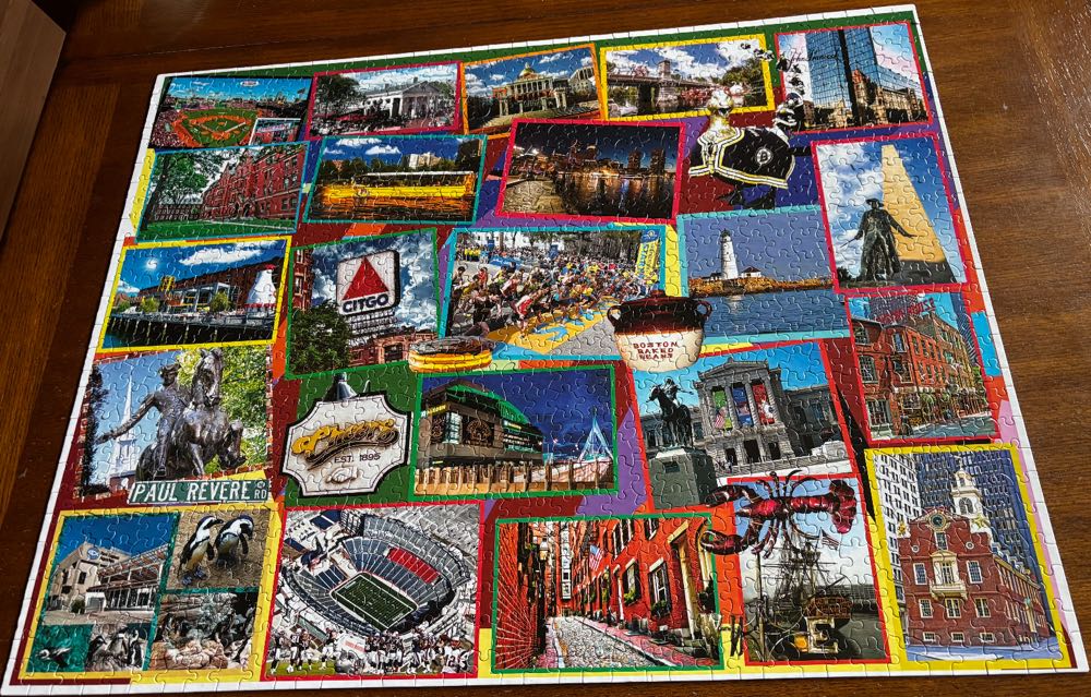 Boston[KEEPER] - White Mountain Puzzles puzzle collectible [Barcode 724819258307] - Main Image 2