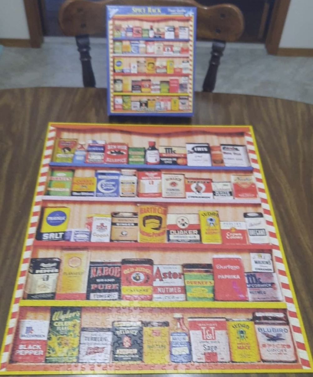 Spice Rack - White Mountain puzzle collectible [Barcode 724819257539] - Main Image 3