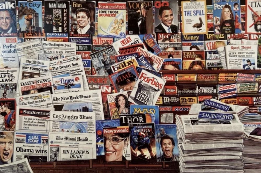 2001 - 2011 Newsstand - Ceaco puzzle collectible [Barcode 021081033473] - Main Image 2
