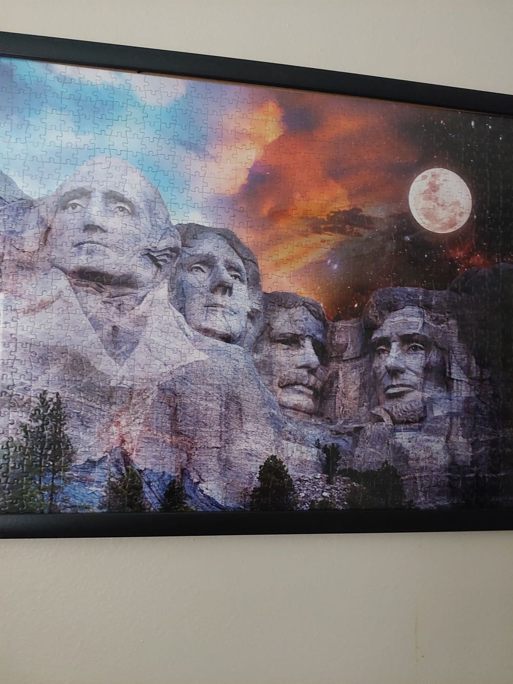 Night & Day - Mount Rushmore - Buffalo Games 🇺🇸 puzzle collectible [Barcode 079346118427] - Main Image 2