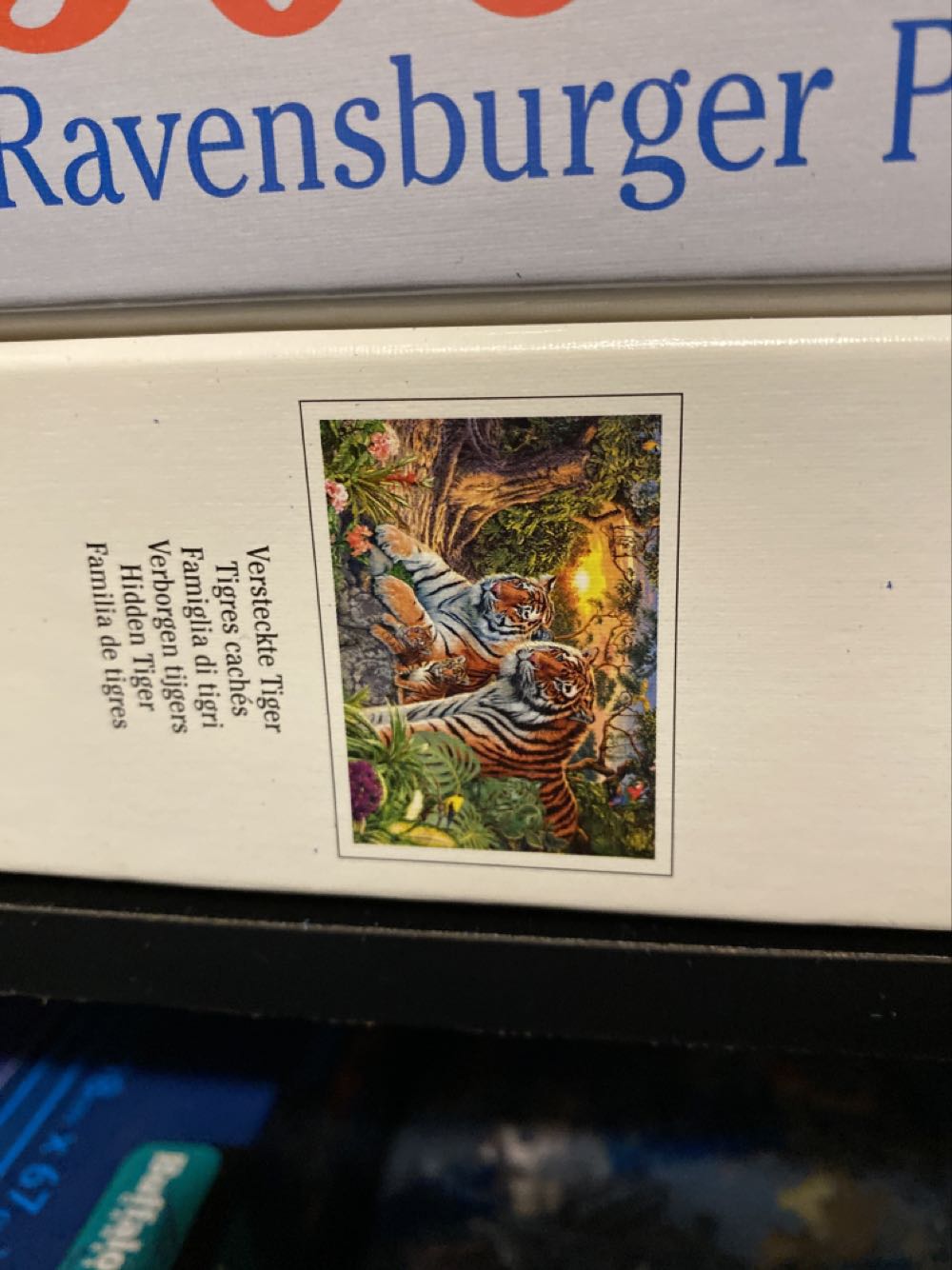 Hidden Tigers - Ravensburger puzzle collectible [Barcode 4005556170722] - Main Image 1