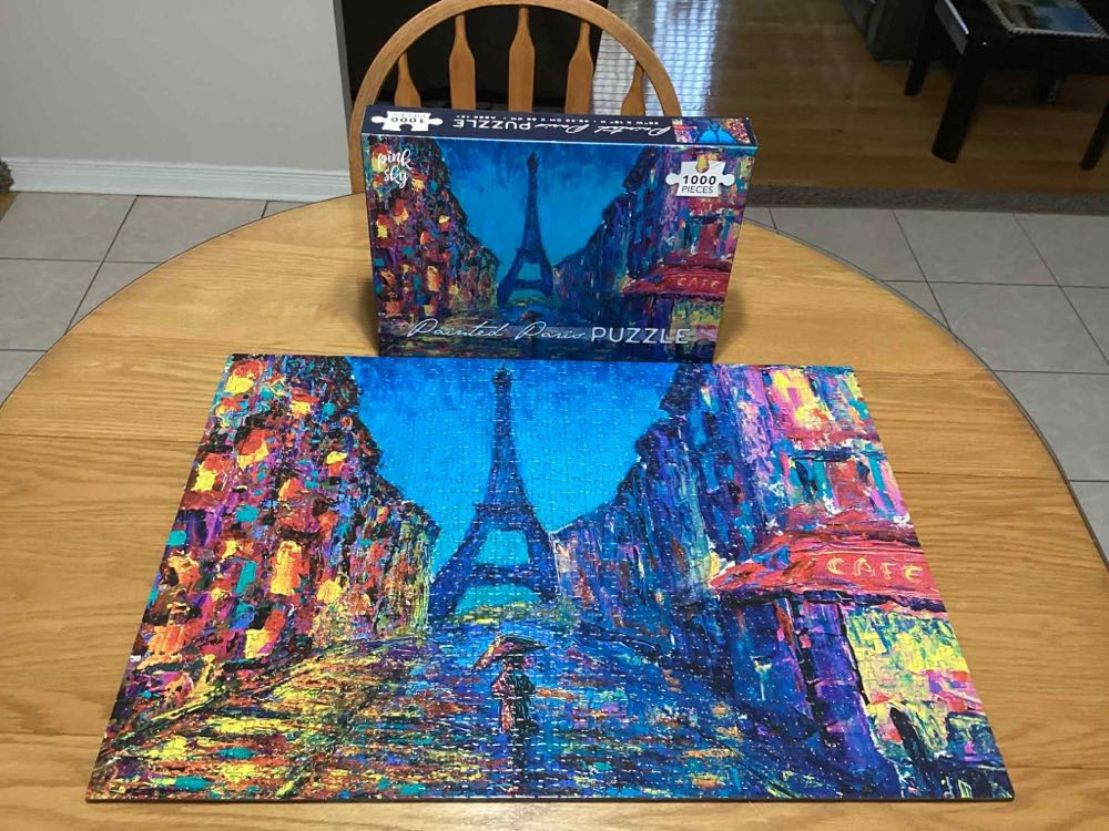 Painted Paris - Pink Sky puzzle collectible [Barcode 191205475387] - Main Image 2