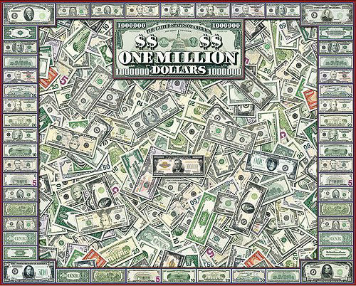 ZZ - Million Dollar Puzzle (SOLD) - White Mountain puzzle collectible [Barcode 724819252725] - Main Image 2