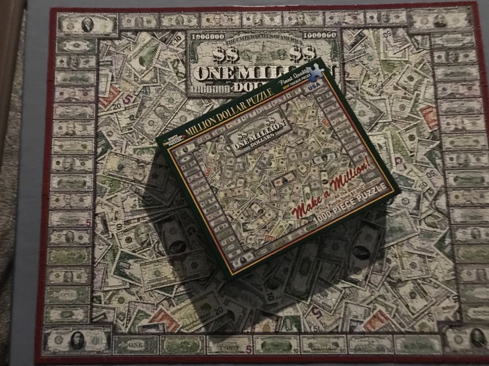 ZZ - Million Dollar Puzzle (SOLD) - White Mountain puzzle collectible [Barcode 724819252725] - Main Image 3