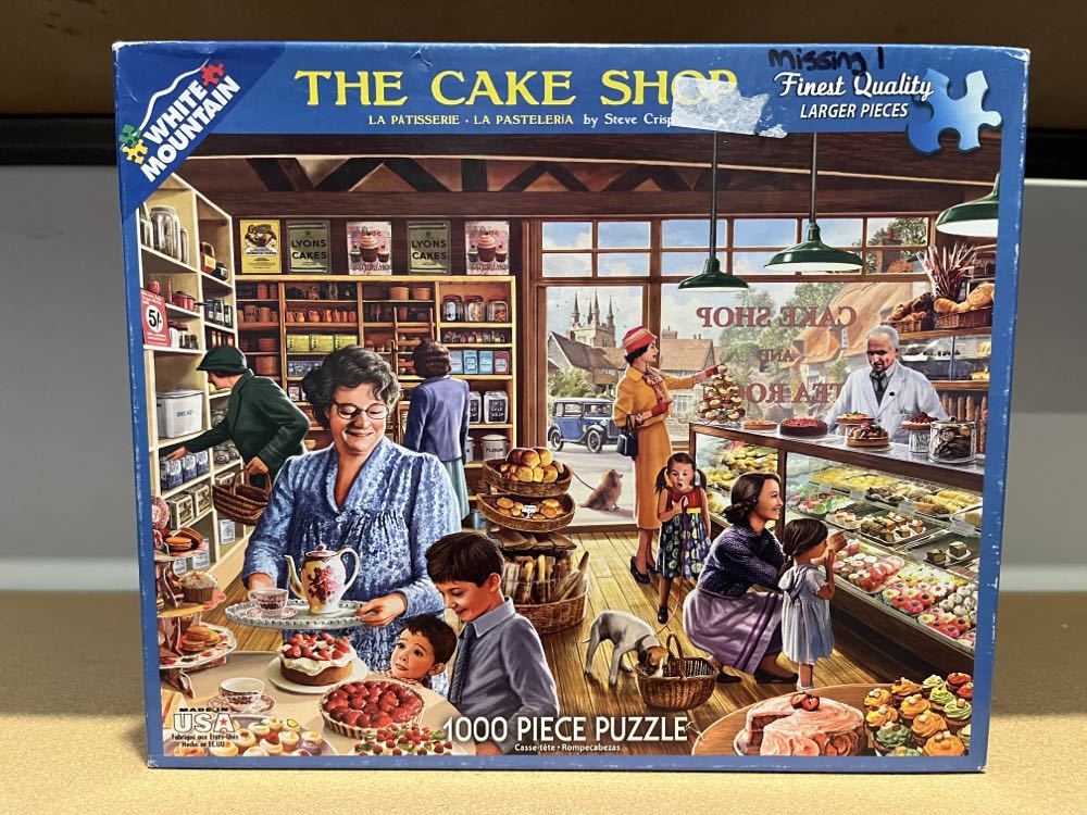 Cake Shop  - White Mountain puzzle collectible [Barcode 724819258048] - Main Image 4