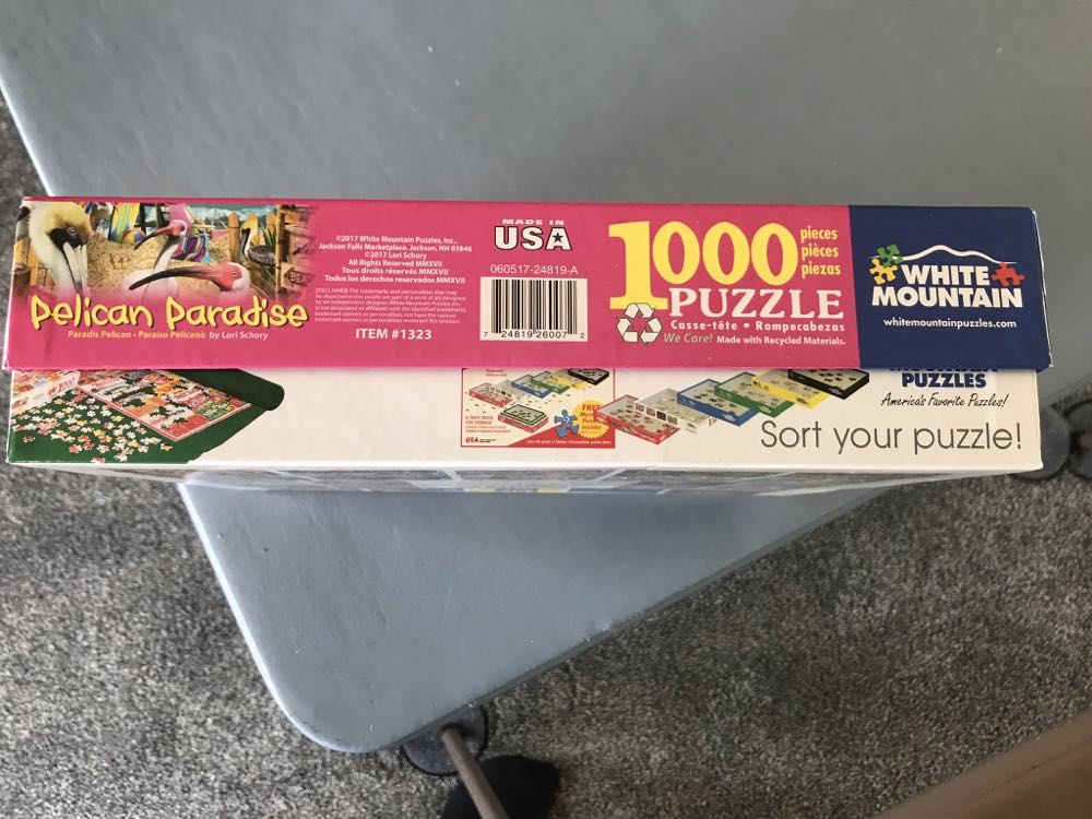 Pelican Paradise - White Mountain Puzzles puzzle collectible [Barcode 724819260072] - Main Image 4