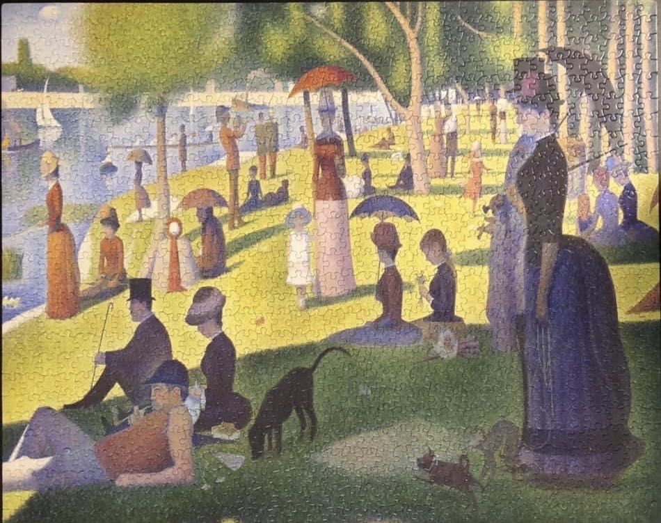 La Grande Jatte - White Mountain Puzzles puzzle collectible [Barcode 724819262724] - Main Image 2