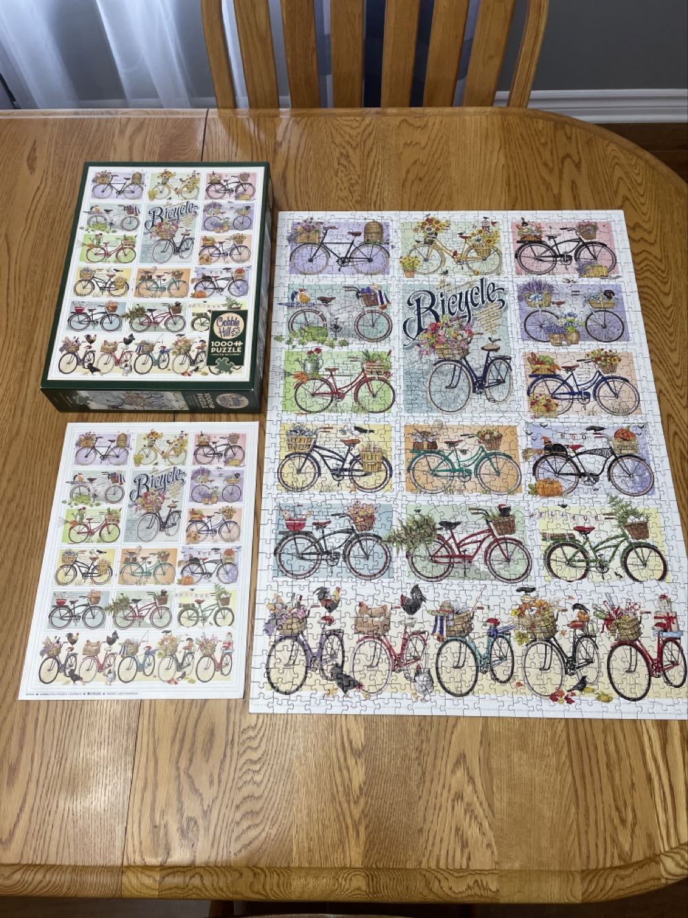 Bicycles - Cobble Hill puzzle collectible [Barcode 625012802741] - Main Image 2