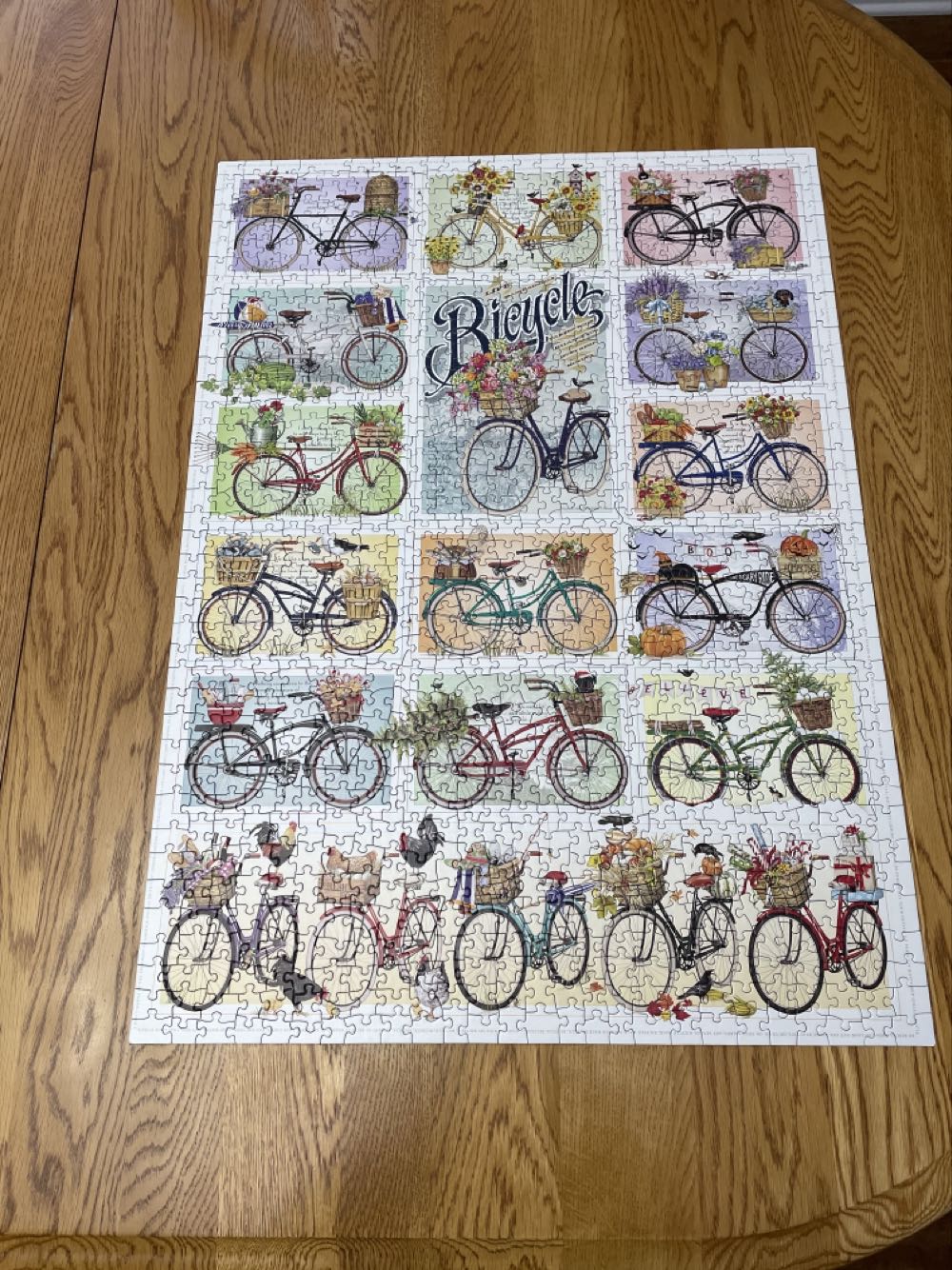 Bicycles - Cobble Hill puzzle collectible [Barcode 625012802741] - Main Image 4