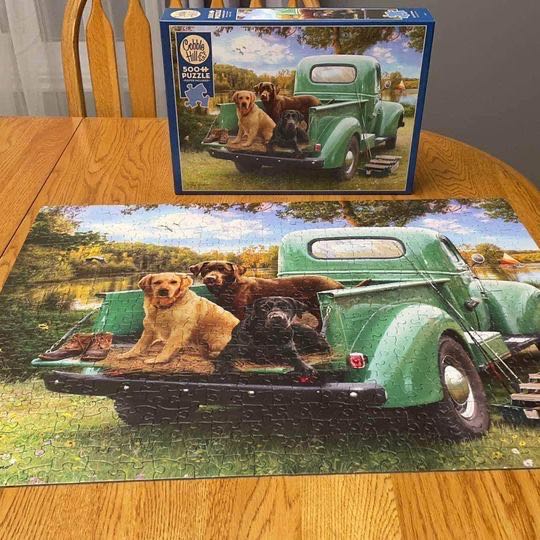 Let’s Go Fishing - Cobble Hill puzzle collectible [Barcode 625012850865] - Main Image 3