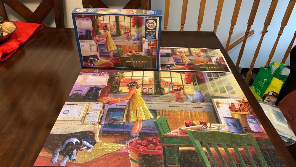 Apple Pie Kitchen - Cobble Hill puzzle collectible [Barcode 625012850162] - Main Image 3