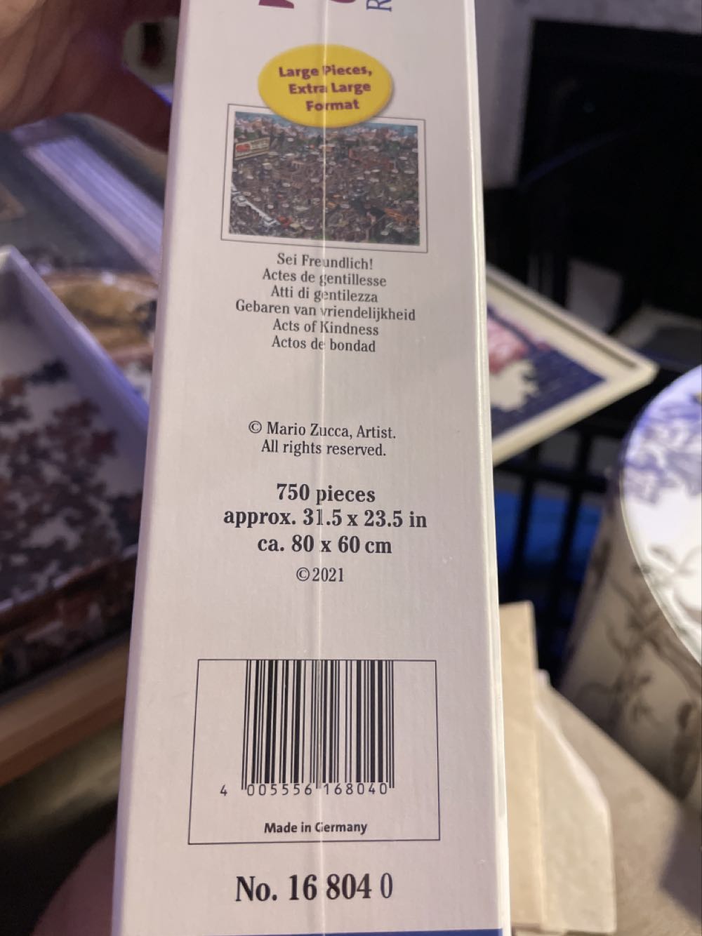 Acts Of Kindness - Ravensburger puzzle collectible [Barcode 4005556168040] - Main Image 2