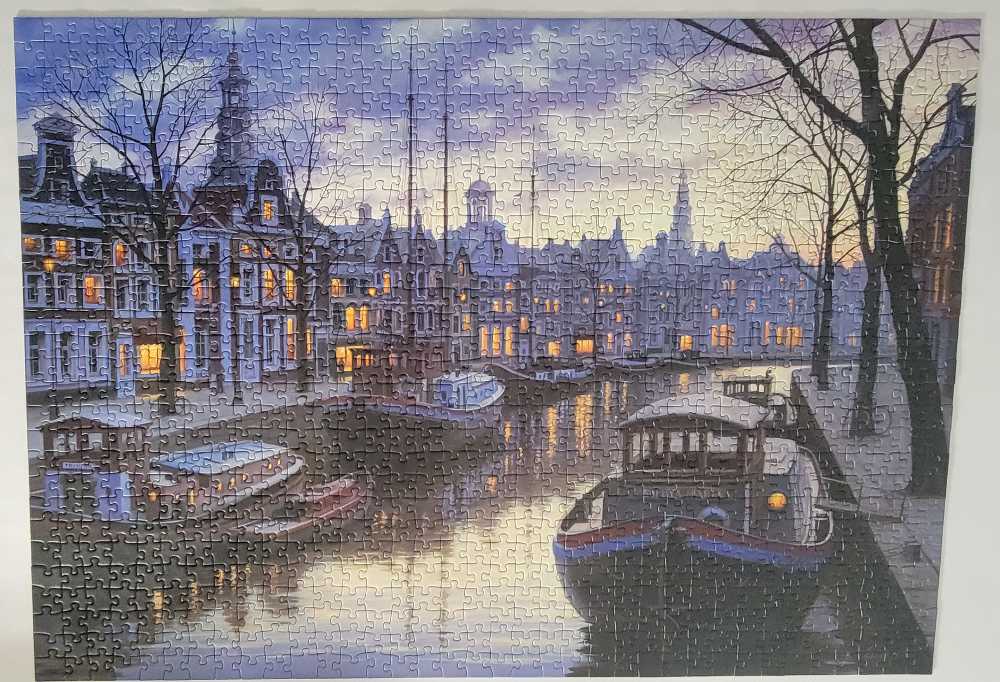 Life On The Canal - Ravensburger puzzle collectible [Barcode 4005556820085] - Main Image 2