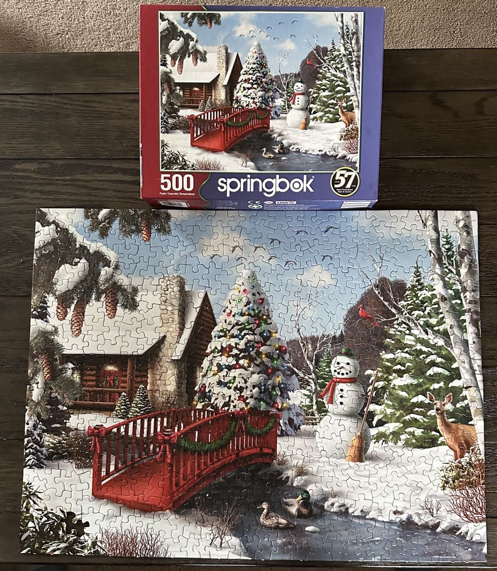 Winters Home  - Springbok 🇺🇸 puzzle collectible [Barcode 091683016044] - Main Image 2