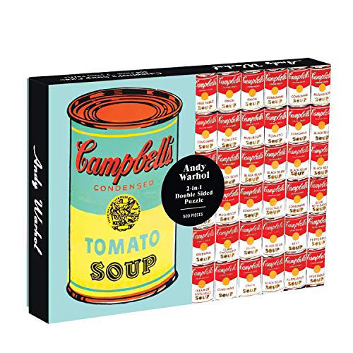 Andy Warhol Soup Can 2-sided - Galison puzzle collectible [Barcode 9780735354241] - Main Image 1
