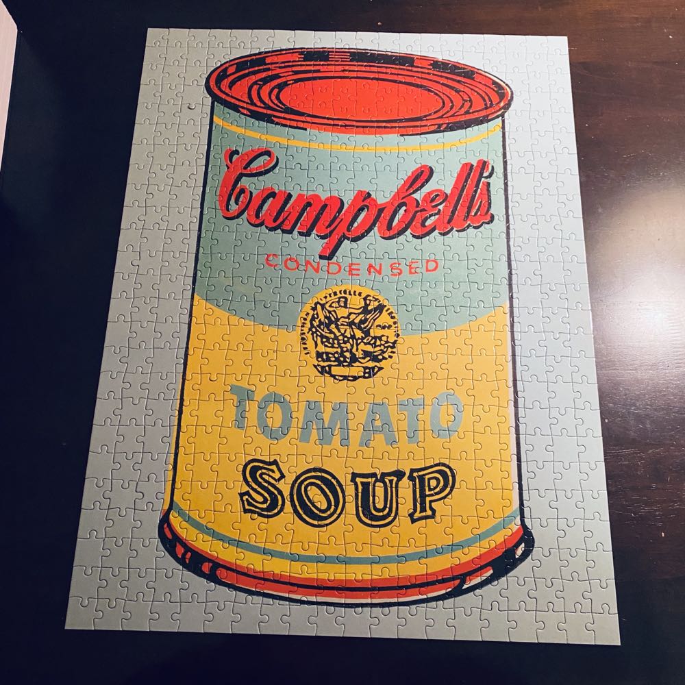 Andy Warhol Soup Can 2-sided - Galison puzzle collectible [Barcode 9780735354241] - Main Image 2