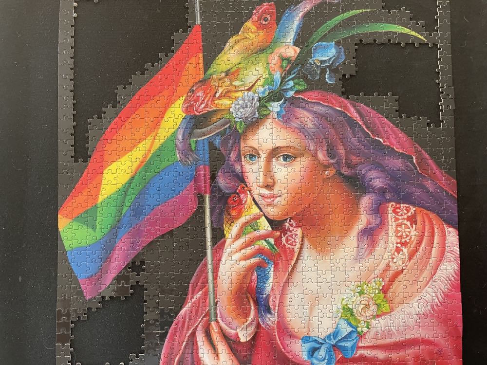 Liberty Rainbow - Eeboo puzzle collectible [Barcode 689196510489] - Main Image 2