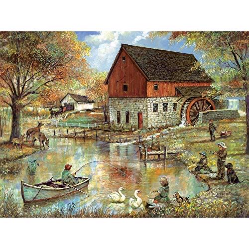 The Old Mill Pond - Bits & Pieces puzzle collectible [Barcode 192949043320] - Main Image 1