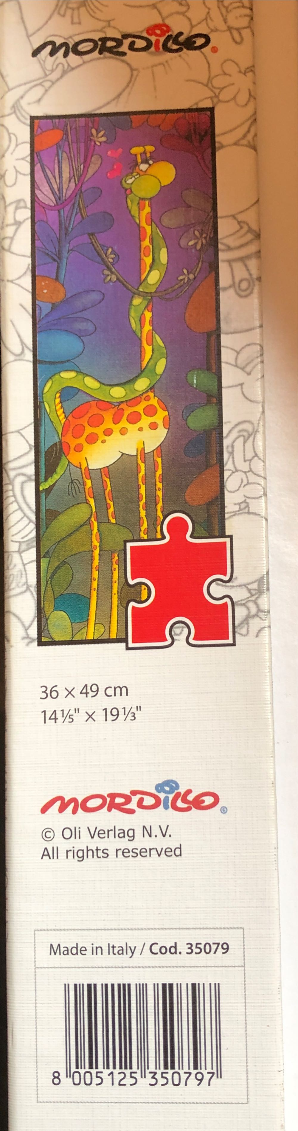 Mordicco - Clementoni puzzle collectible [Barcode 8005125350797] - Main Image 2