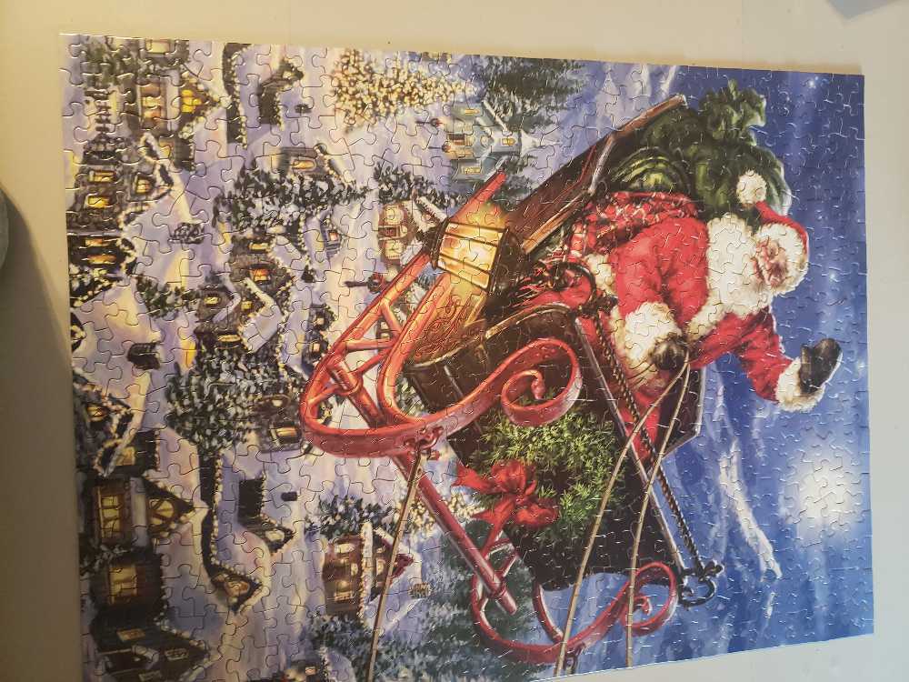 Delivering Christmas - Springbok 🇺🇸 puzzle collectible [Barcode 091683016068] - Main Image 3