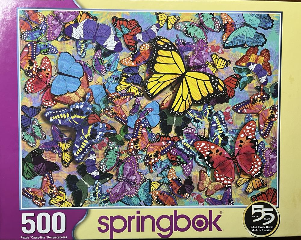 Butterfly Frenzy  - Springbok puzzle collectible [Barcode 091683015504] - Main Image 2