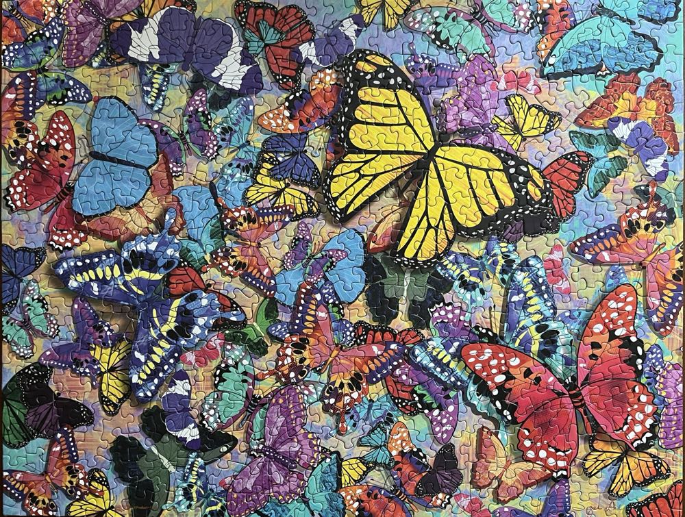 Butterfly Frenzy  - Springbok puzzle collectible [Barcode 091683015504] - Main Image 3