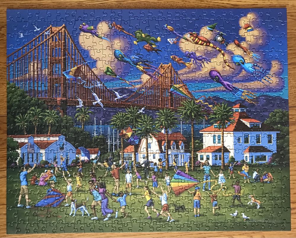 Golden Gate Bridge - Dowdle puzzle collectible [Barcode 671095003209] - Main Image 2