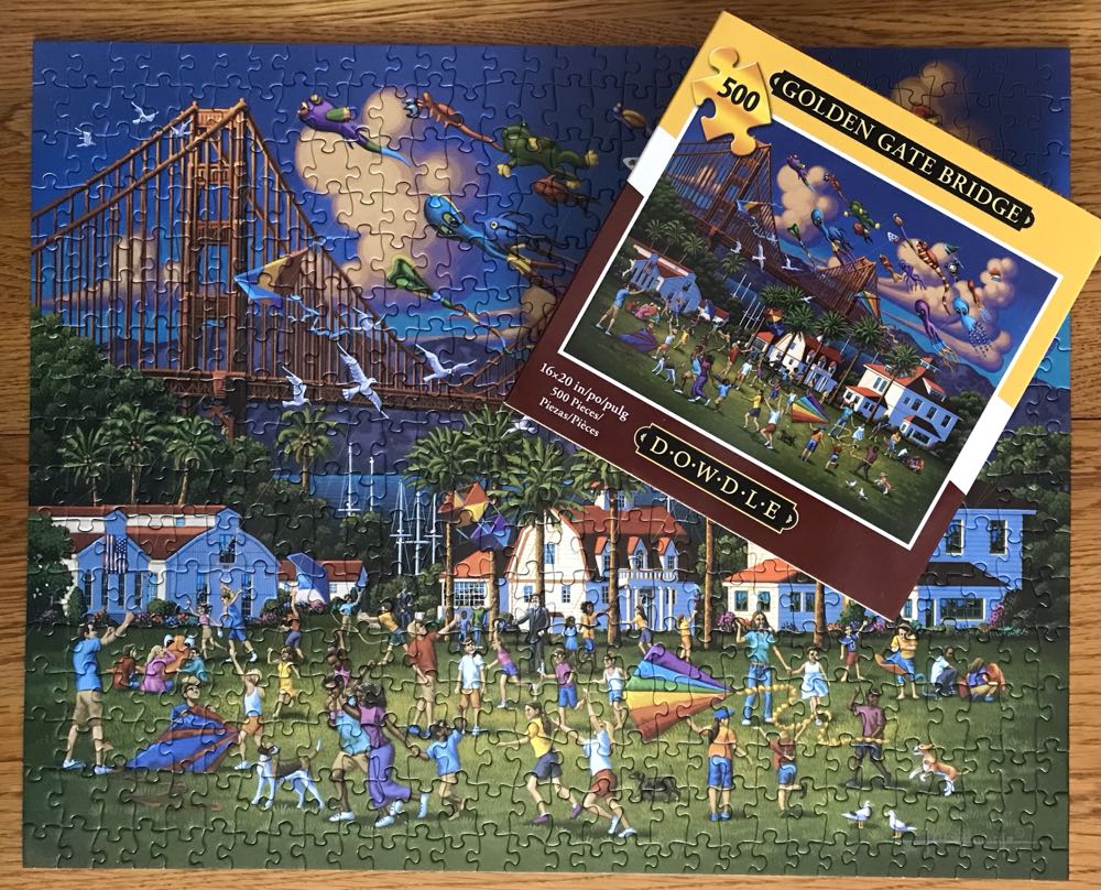Golden Gate Bridge - Dowdle puzzle collectible [Barcode 671095003209] - Main Image 3