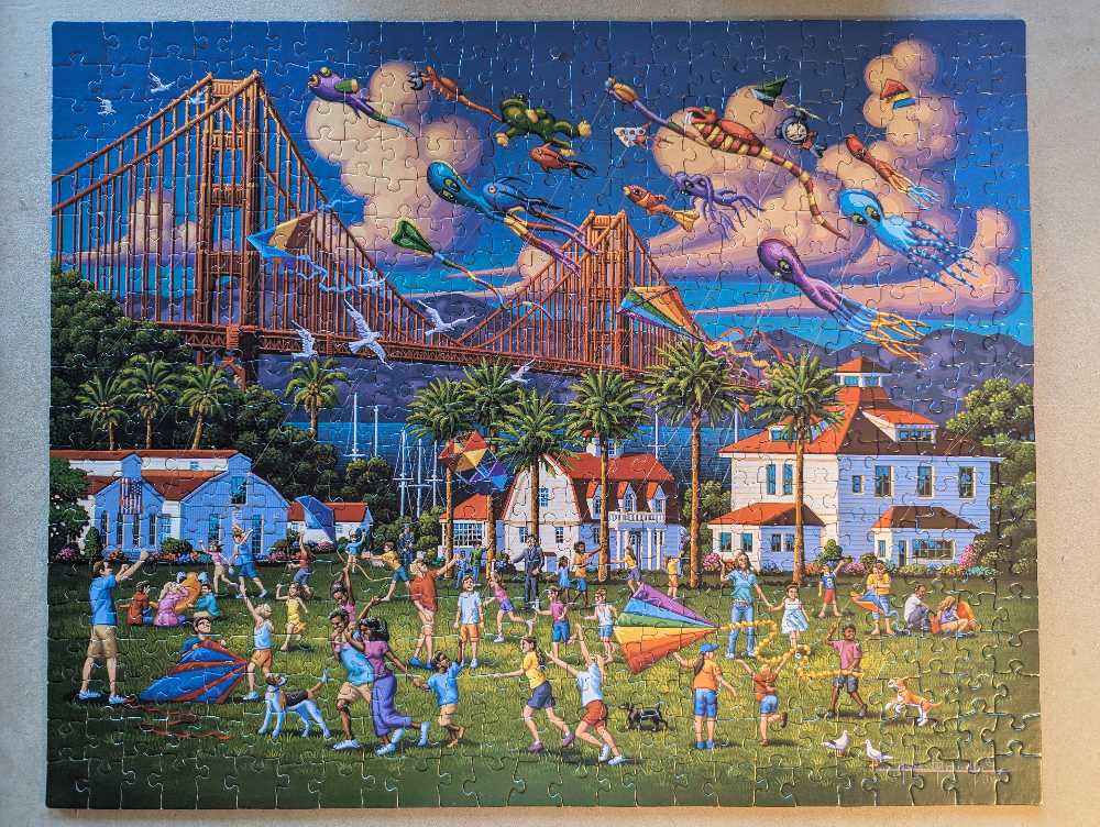Golden Gate Bridge - Dowdle puzzle collectible [Barcode 671095003209] - Main Image 4