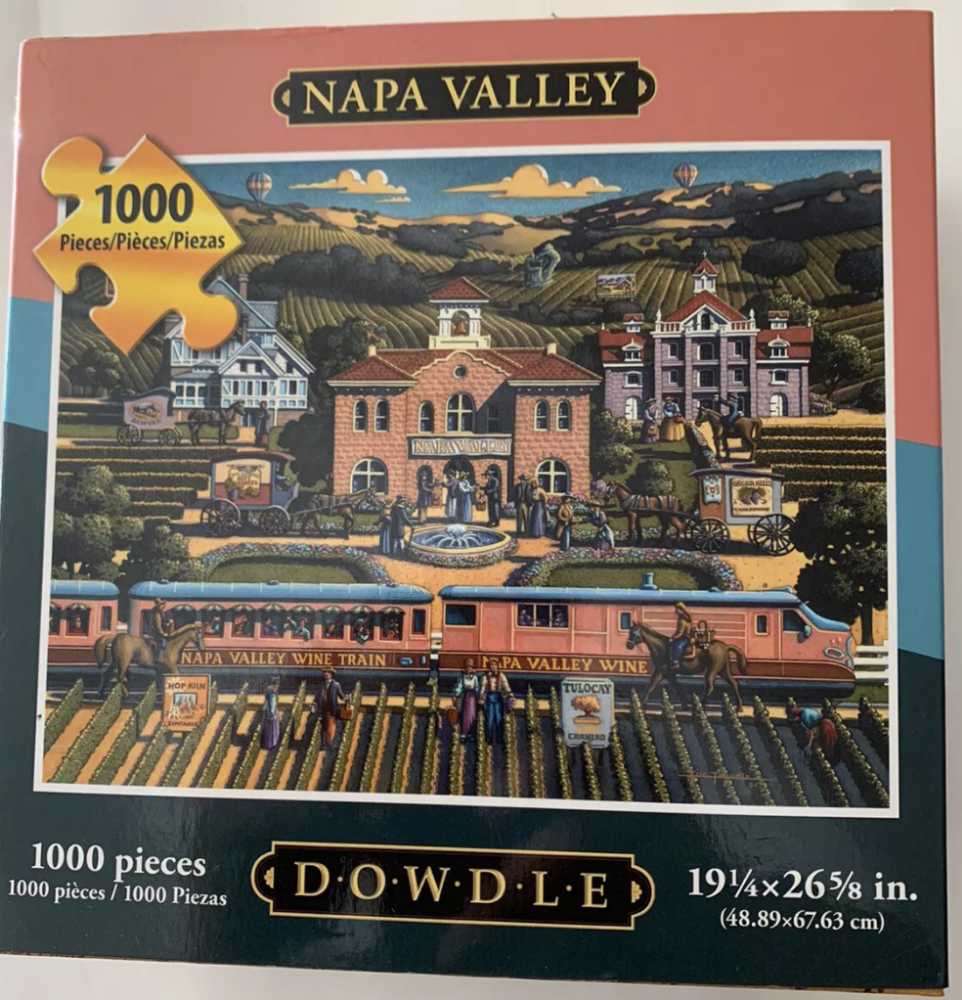 Napa Valley - From Cheryl  - Dowdle puzzle collectible [Barcode 671095100922] - Main Image 2