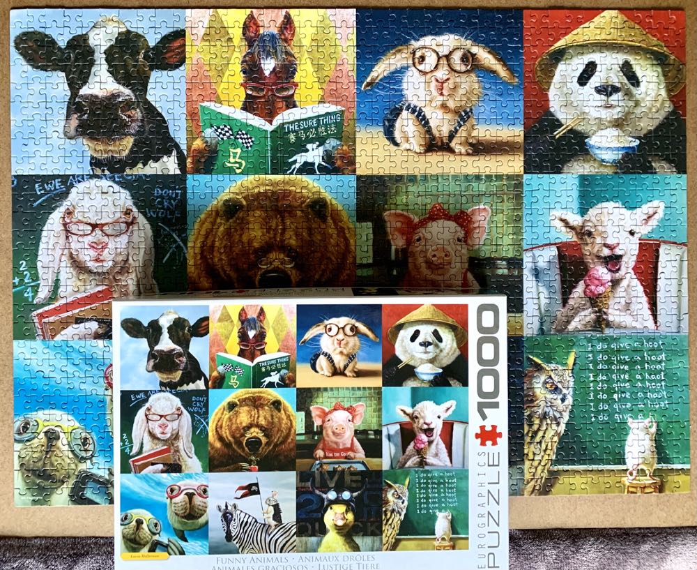 Funny Animals (C) - EuroGraphics puzzle collectible [Barcode 628136655248] - Main Image 3