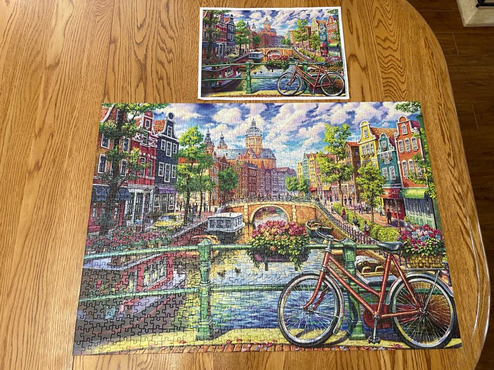 Amsterdam Canal - Cobble Hill puzzle collectible [Barcode 625012801805] - Main Image 4