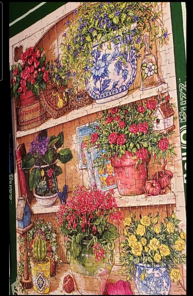 Flower Cupboard - Cobble Hill puzzle collectible [Barcode 625012850155] - Main Image 3