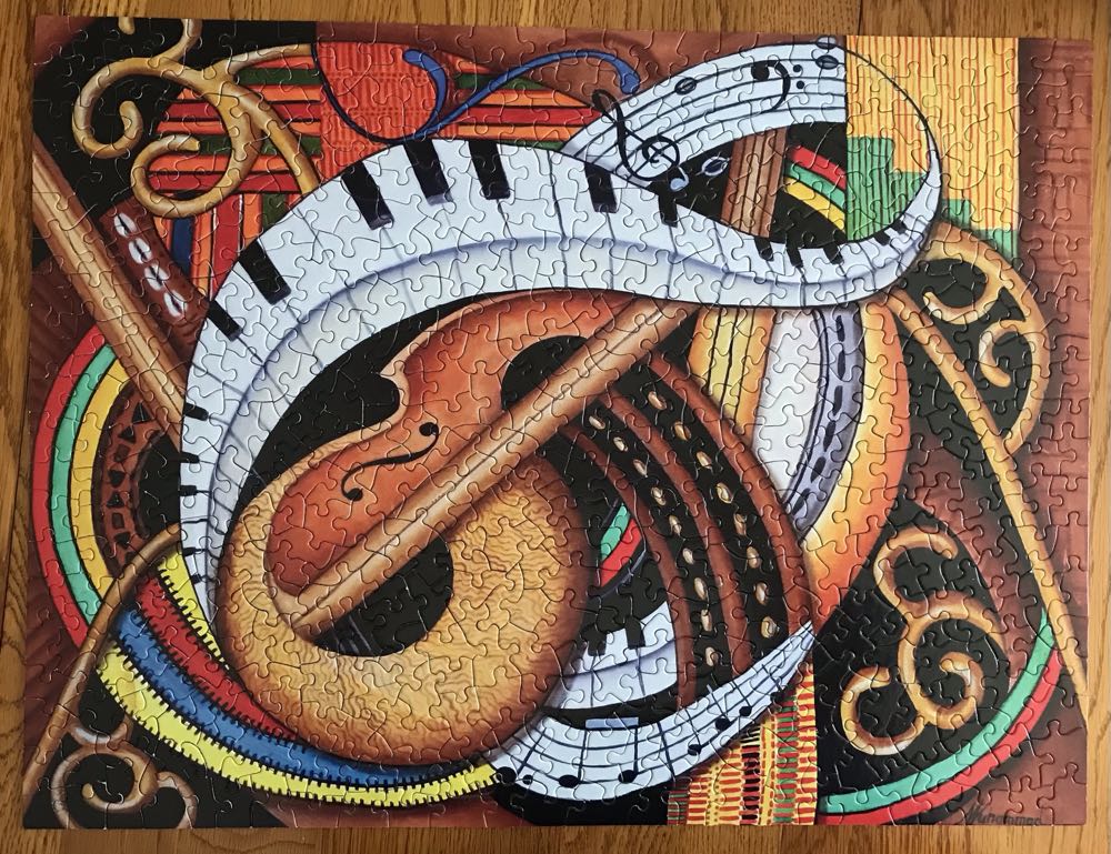 Sound Of Soul Strings - SunsOut puzzle collectible [Barcode 796780393660] - Main Image 2