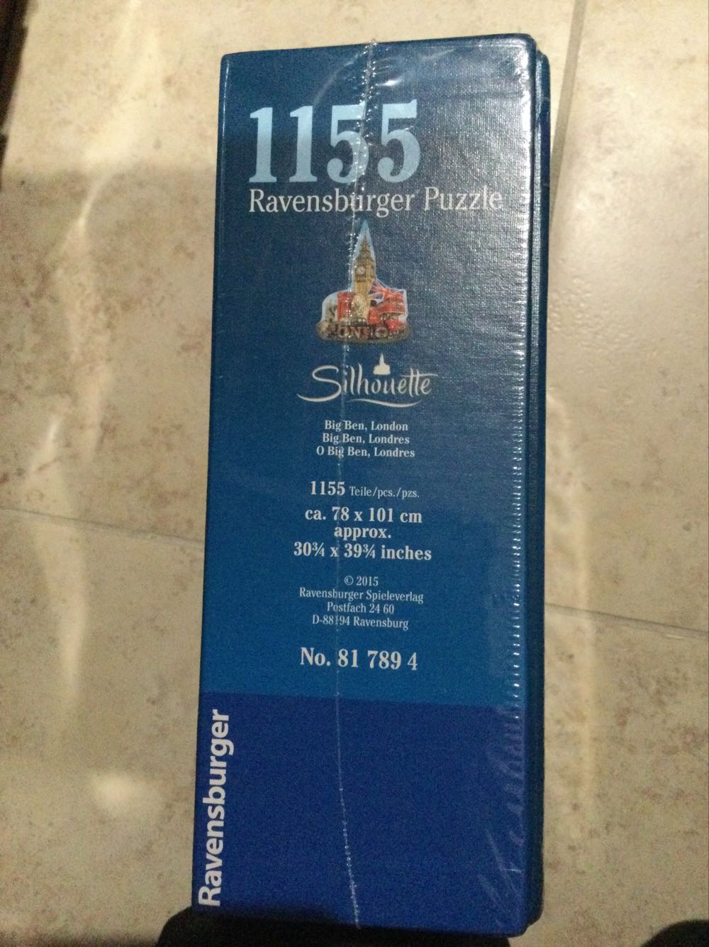 Big Ben, London - Ravensburger puzzle collectible [Barcode 4005556817894] - Main Image 3