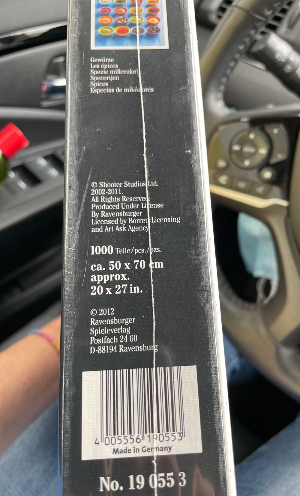 Spices - Ravensburger puzzle collectible [Barcode 4005556190553] - Main Image 2