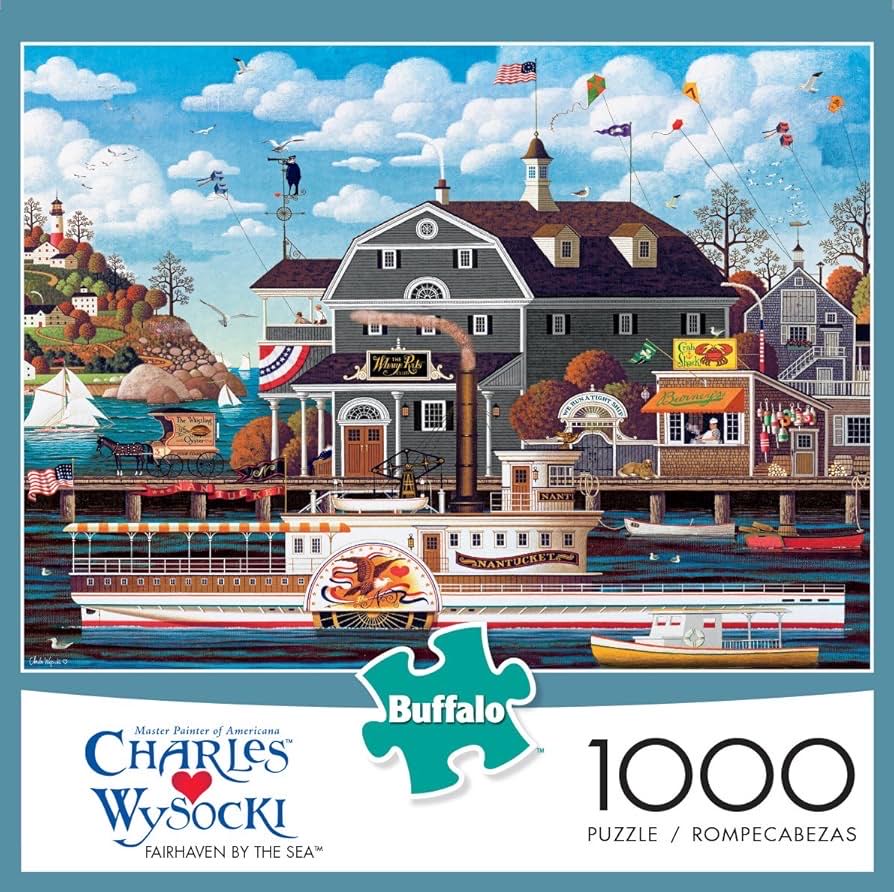 Fairhaven by the Sea - Buffalo Games puzzle collectible [Barcode 079346114528] - Main Image 2