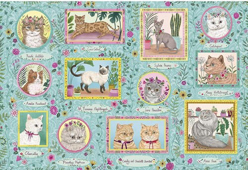 Famous Felines SOLD  - Gibsons 🇬🇧 puzzle collectible [Barcode 5012269066036] - Main Image 2
