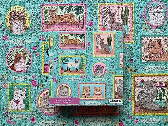 Famous Felines SOLD  - Gibsons 🇬🇧 puzzle collectible [Barcode 5012269066036] - Main Image 4
