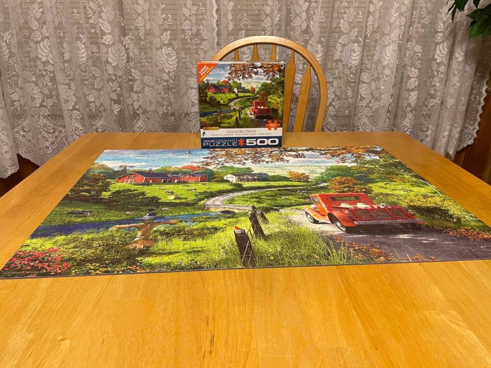 Country Drive - EuroGraphics puzzle collectible [Barcode 628136409681] - Main Image 3