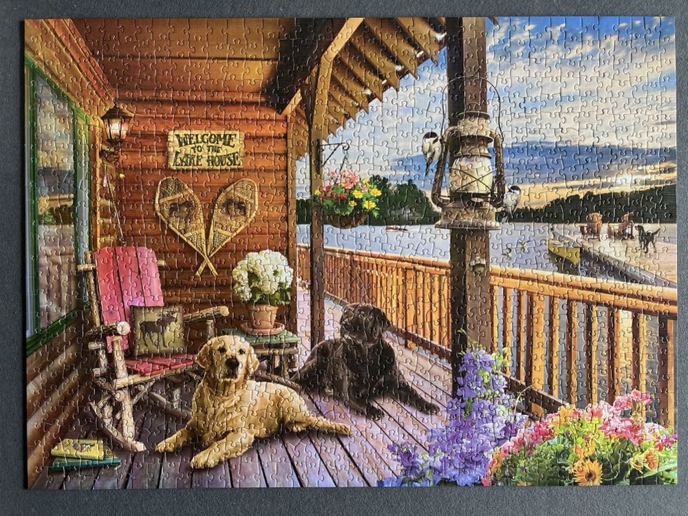 Welcome To The Lakehouse - Cobble Hill puzzle collectible [Barcode 625012803281] - Main Image 2